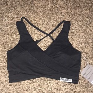 🦈GymShark NWT True Texture Bralette-Black (S) ⭐️